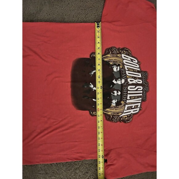 Pawn Stars Shirt Adult Medium Red Gold and Silver Pawn Shop Mens - Picture 5 of 7